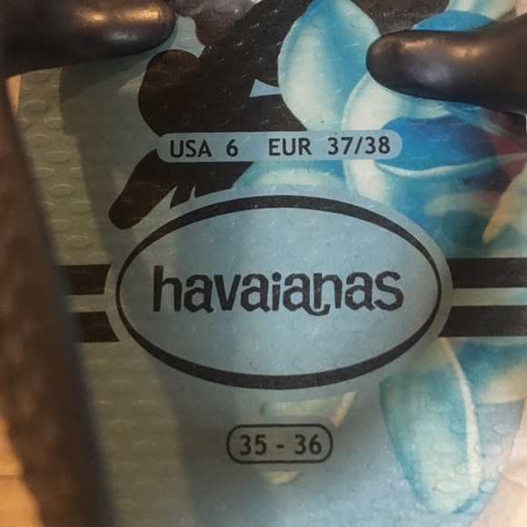 Havaianas Luna sandals - blue flowers - Picture 2 of 4